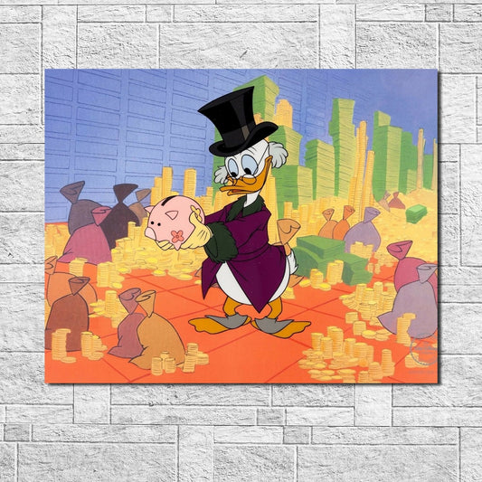 Classic McDuck Money Home Office Broker Decor