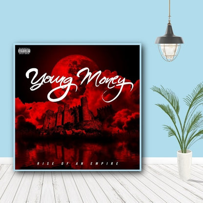 Lil Wayne poster Young Money Rise of an Empire music album Canvas Wall Pictures for Living Room No Frame
