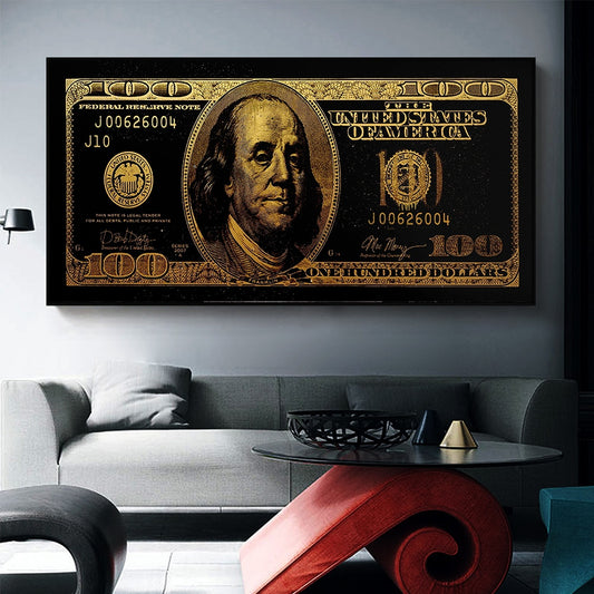 Inspirational Money Wall Art Broker Decor