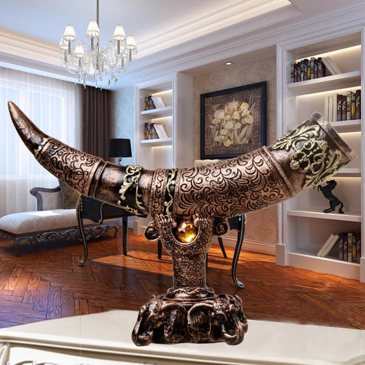 Imitation ivory, Home office broker decor, Sculpture
