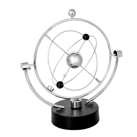 Kinetic Orbital Revolving Gadget Perpetual Motion Desk Art Broker Decor