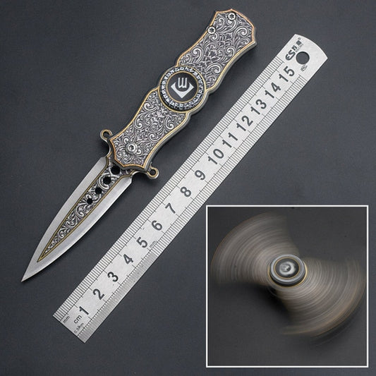 Fidget Spinner tactical knife folding blade