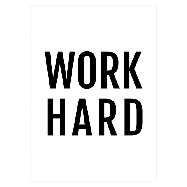 Get Shit Done Poster Print Black White Do Epic Shit Work Hard Quotes broker decor