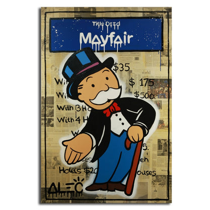 Monopoly Invest On Mayfair Wall Art Canvas Posters Prints Painting Wall Pictures