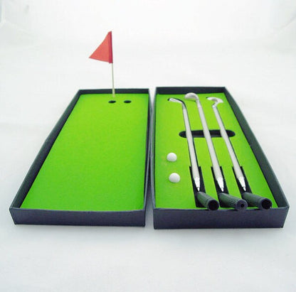 Mini golf set for children and adults, office desktop executive gift