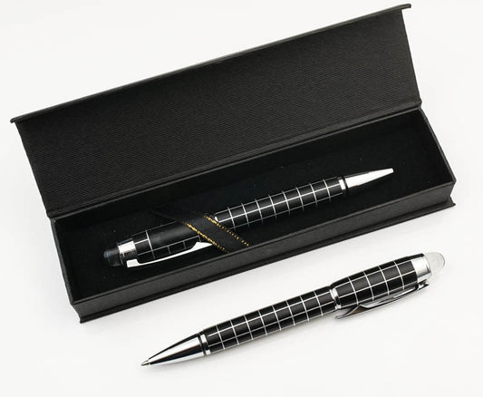 New Lattice Pen Ballpoint Roller Ball Pen Luxury with gift box Office Accessories School Supplies