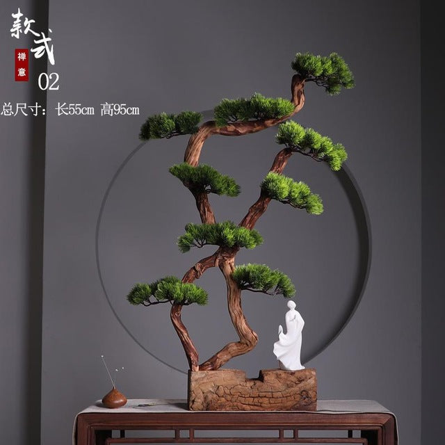 Chinese Zen Root Carving Decoration Zen Life Dead Wood Landscape Office Home Decoration Gift Garden Decor
