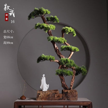 Chinese Zen Root Carving Decoration Zen Life Dead Wood Landscape Office Home Decoration Gift Garden Decor