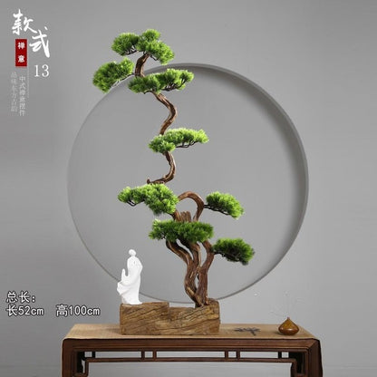 Chinese Zen Root Carving Decoration Zen Life Dead Wood Landscape Office Home Decoration Gift Garden Decor