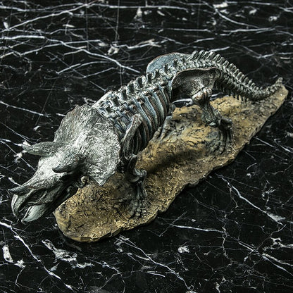 Luxury Home Decoration Accessories Dinosaur Fossil Desk Decor Animal Skeleton Antique