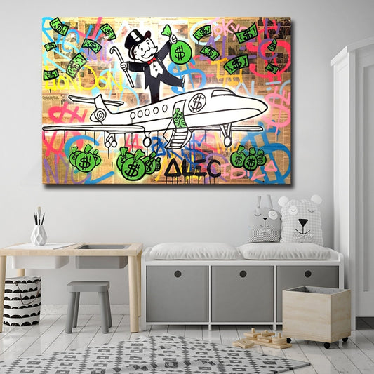 Monopoly guy Jet Set Broker Decor