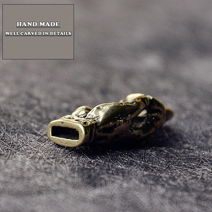 Mini Brass Hand middle Finger Up Statue funny Broker decor