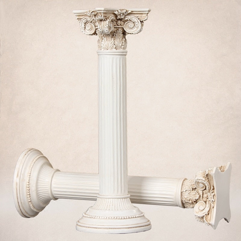 Europe Creative resin Roman column statue home broker decor