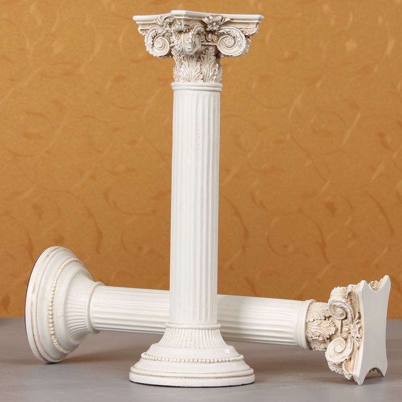 Europe Creative resin Roman column statue home broker decor