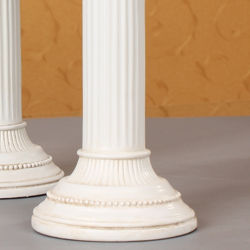Europe Creative resin Roman column statue home broker decor