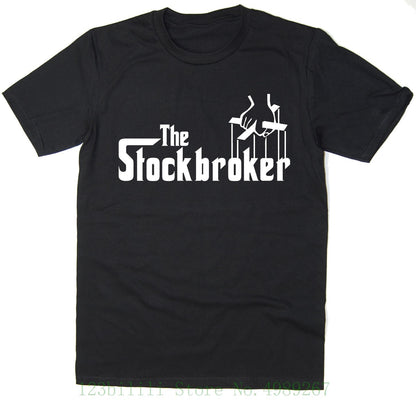 The Stockbroker - Funny T Shirt - Godfather Spoof - Many Colours Short Sleeve T-shirt Funny Print